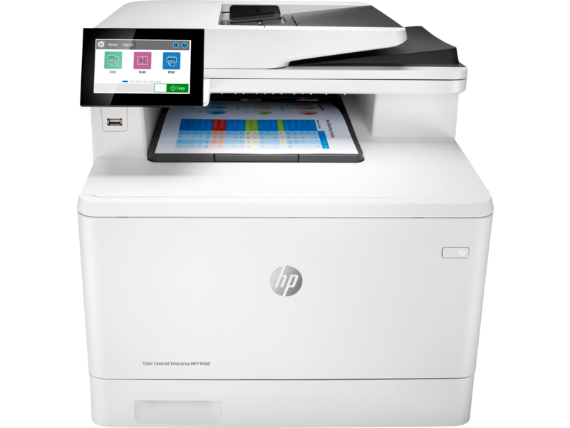 HP Color LaserJet Enterprise MFP M480f – Pouzdan i moćan multifunkcionalni uređaj u boji, sa naprednim funkcijama štampe, skeniranja, kopiranja i faksiranja, idealan za dinamična poslovna okruženja.